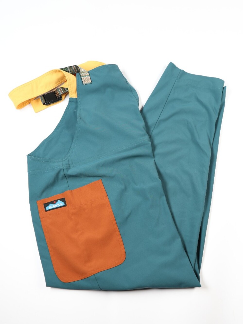 KAVU Colorblock Overalls Sz Large